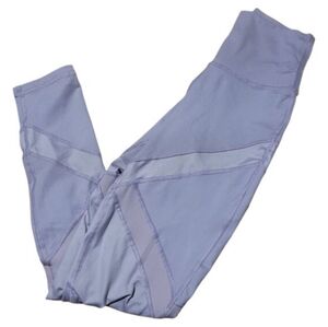 Aerie Offline Lavender Ribbed Textured Athletic Full Length Leggings Size XS